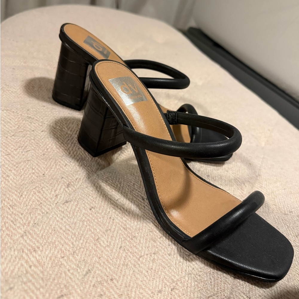 Dolce Vita Black Strappy Heels